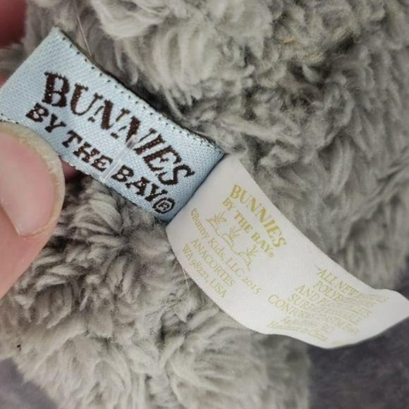 Bunnies By The Bay Stuffed Plush‎ Grey Bunny - Picture 6 of 8